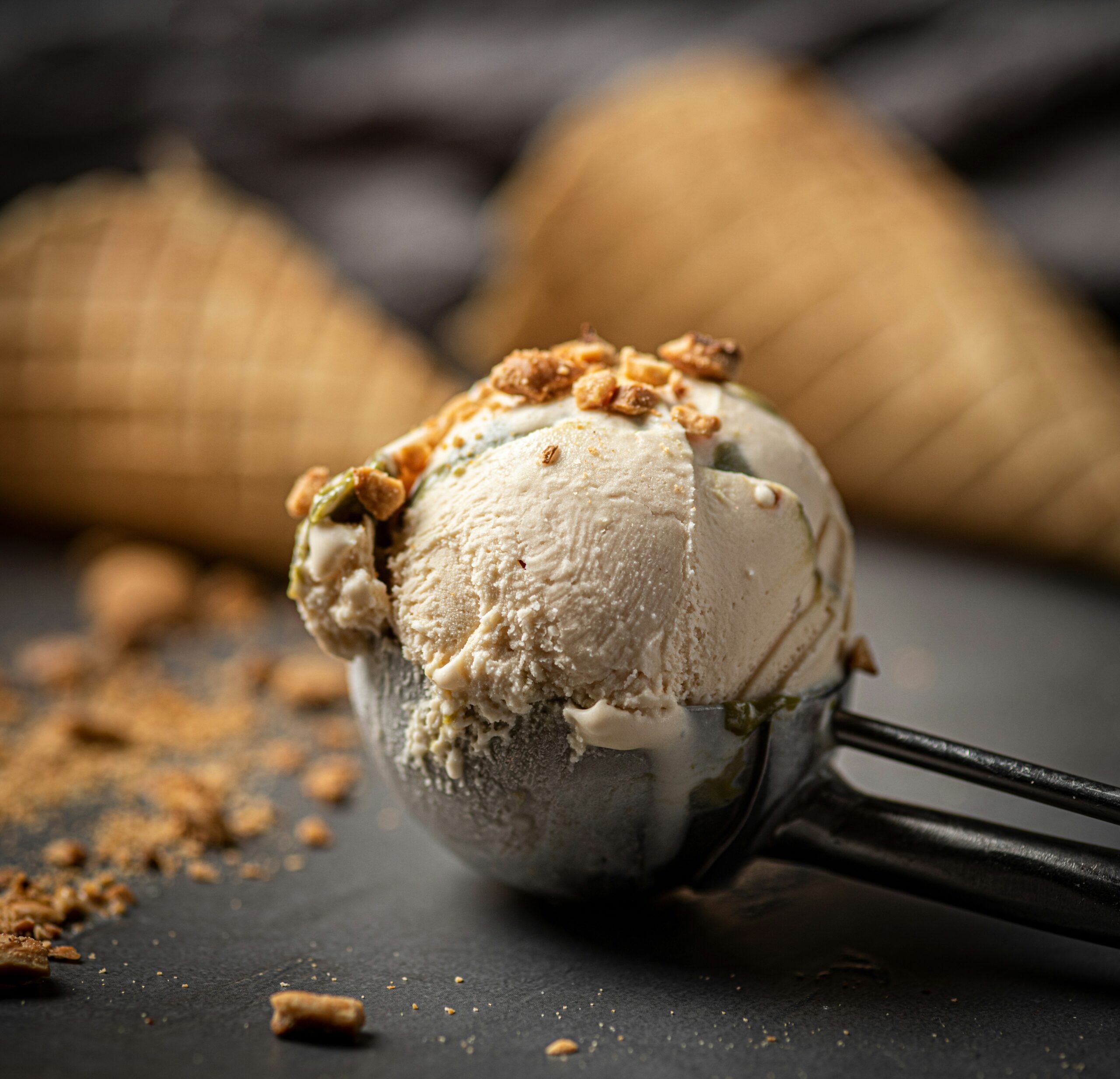 Caramel gelato