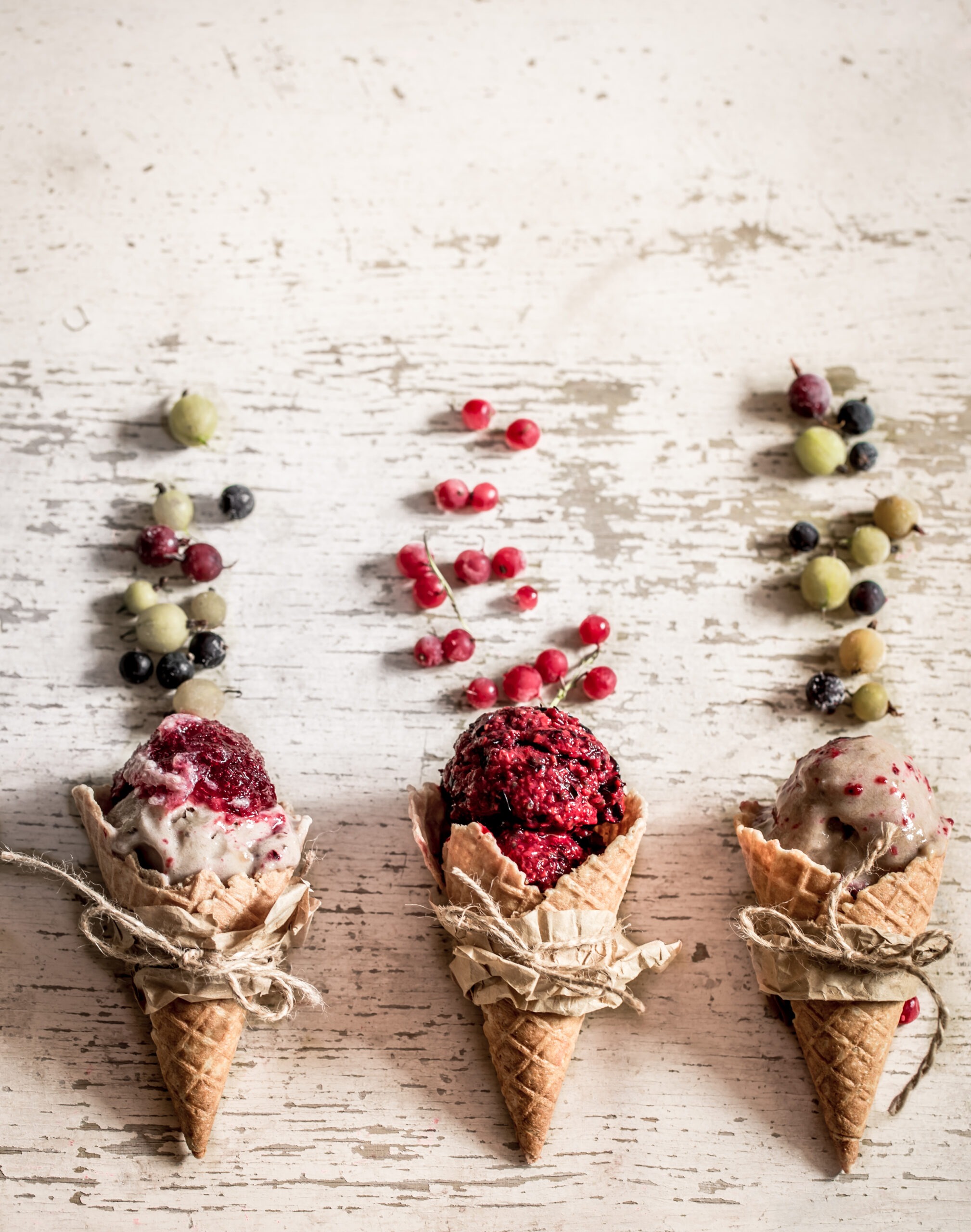 Gelato cones